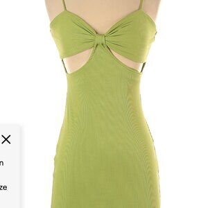 Princess Polly cut out green dress